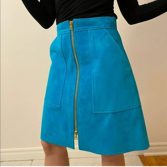 Diane Von Furstenberg patch pocket mini skirt S - Picture 1 of 6